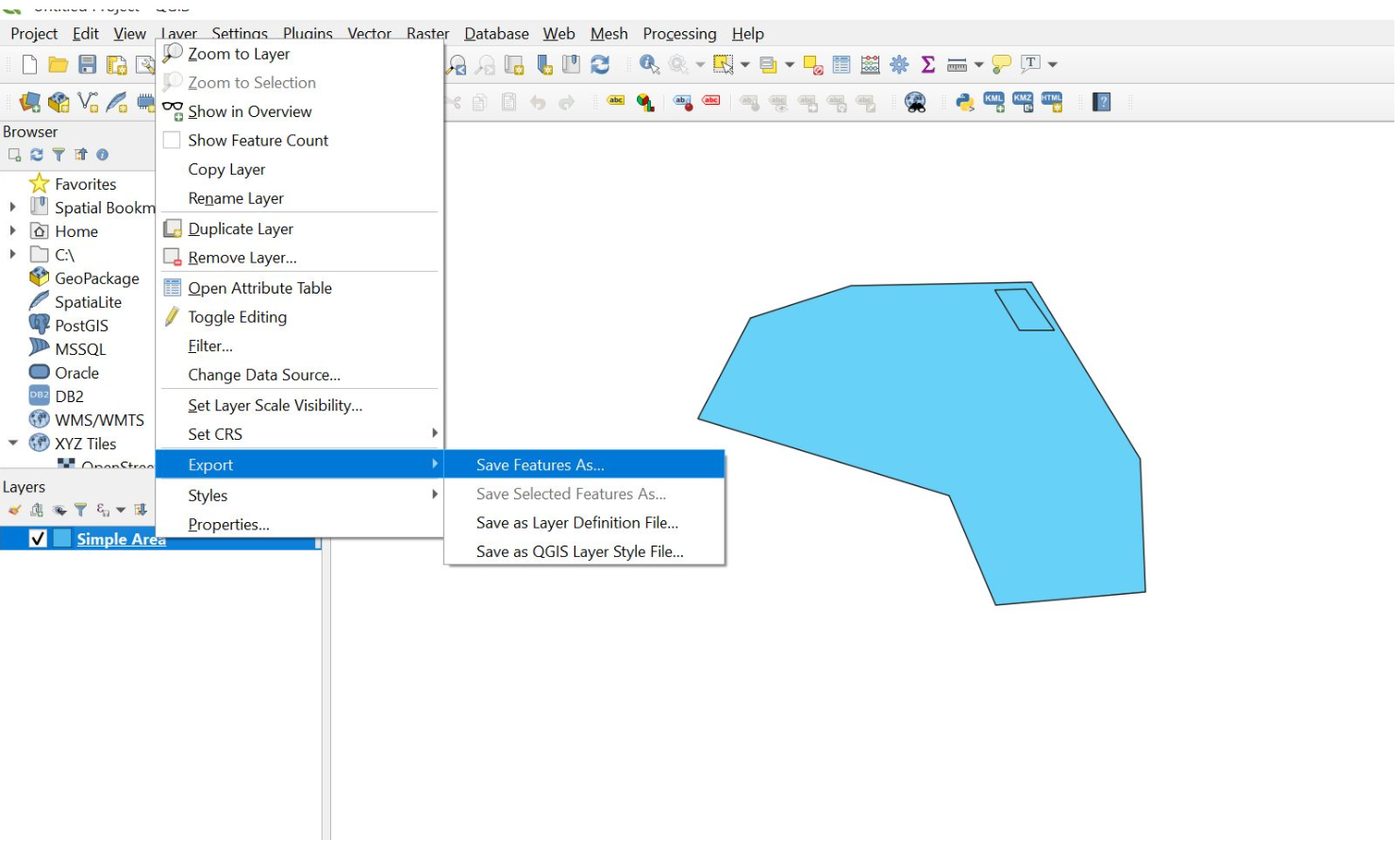 SHP conversion to KML using QGIS